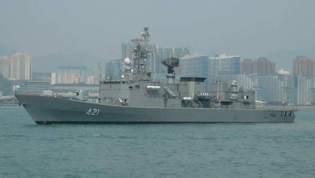 Εκτόξευση βλήματος ESSM από φρεγάτα του Ναυτικού της Ταϋλάνδης