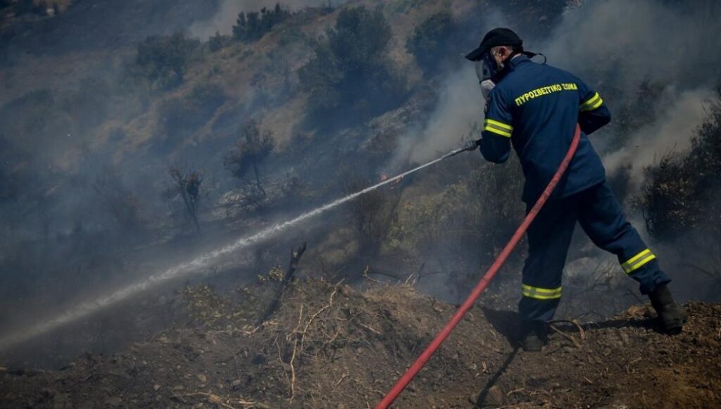 Συναγερμός στην Πυροσβεστική για φωτιά στα Ψαρά