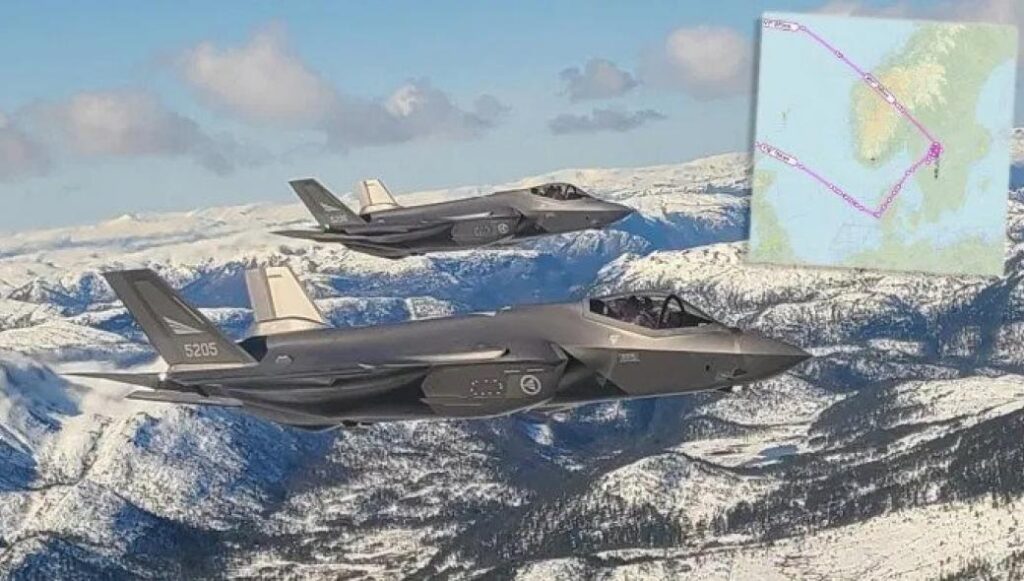 Νορβηγικά  F-35 σουηδικά Gripen και αμερικανικά Β-1Β σε κοινή  αποστολή πάνω από την Σκανδιναβία