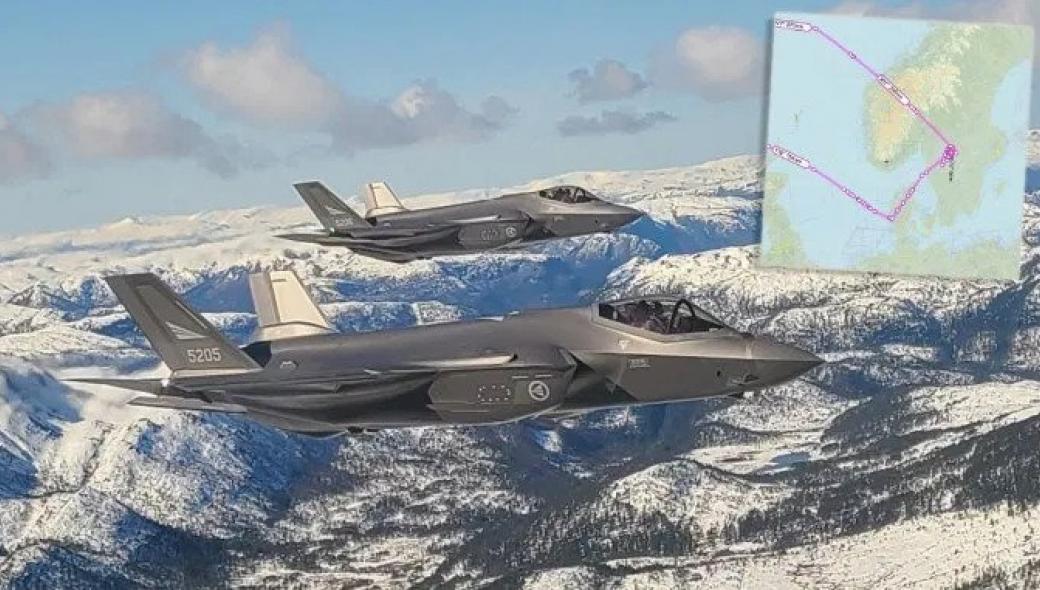 Νορβηγικά F-35 σουηδικά Gripen και αμερικανικά Β-1Β σε κοινή αποστολή πάνω από την Σκανδιναβία