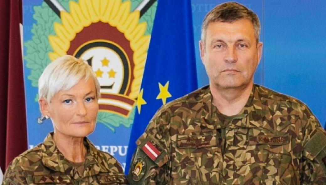 Η πρώτη γυναίκα συνταγματάρχης στις Λεττονικές Ένοπλες Δυνάμεις
