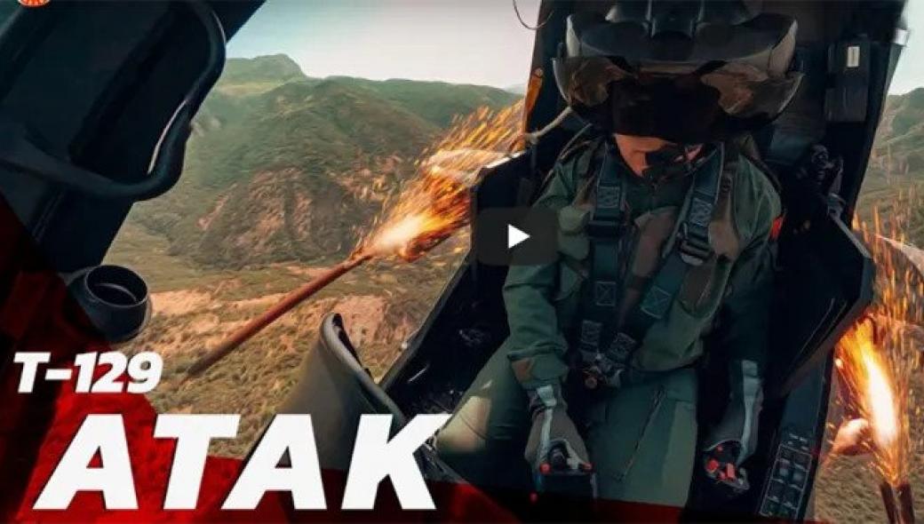 Δείτε βίντεο μέσα από το πιλοτήριο τουρκικών T-129 να κτυπούν θέσεις του ΡΚΚ
