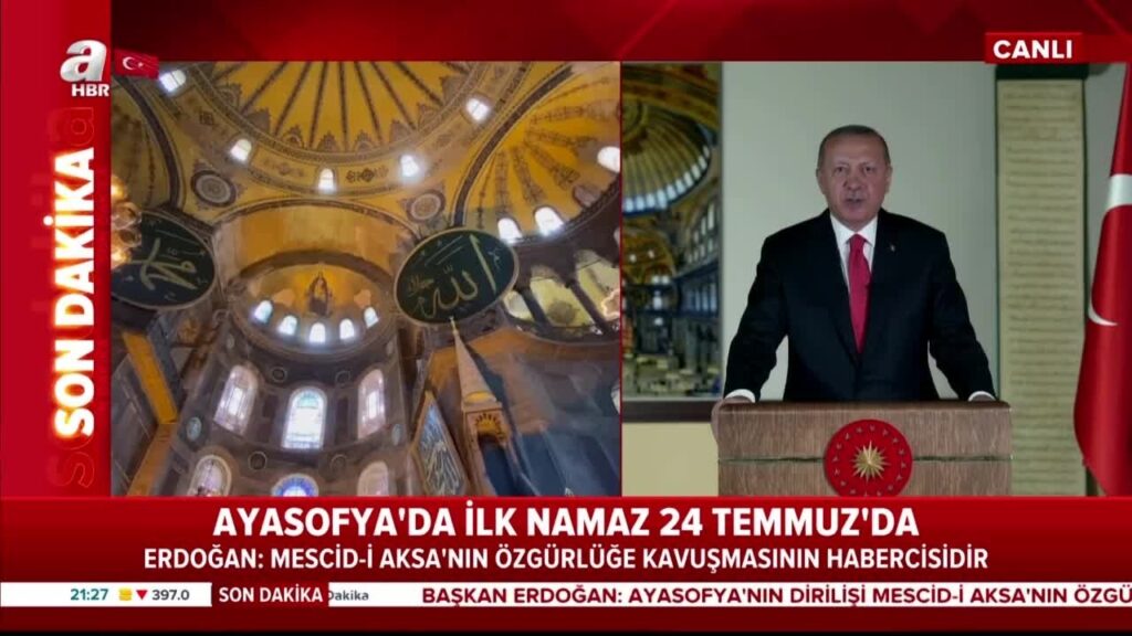 Διεθνής Τύπος για Αγία Σοφία: Ο Ερντογάν «αψηφά» την Ευρώπη