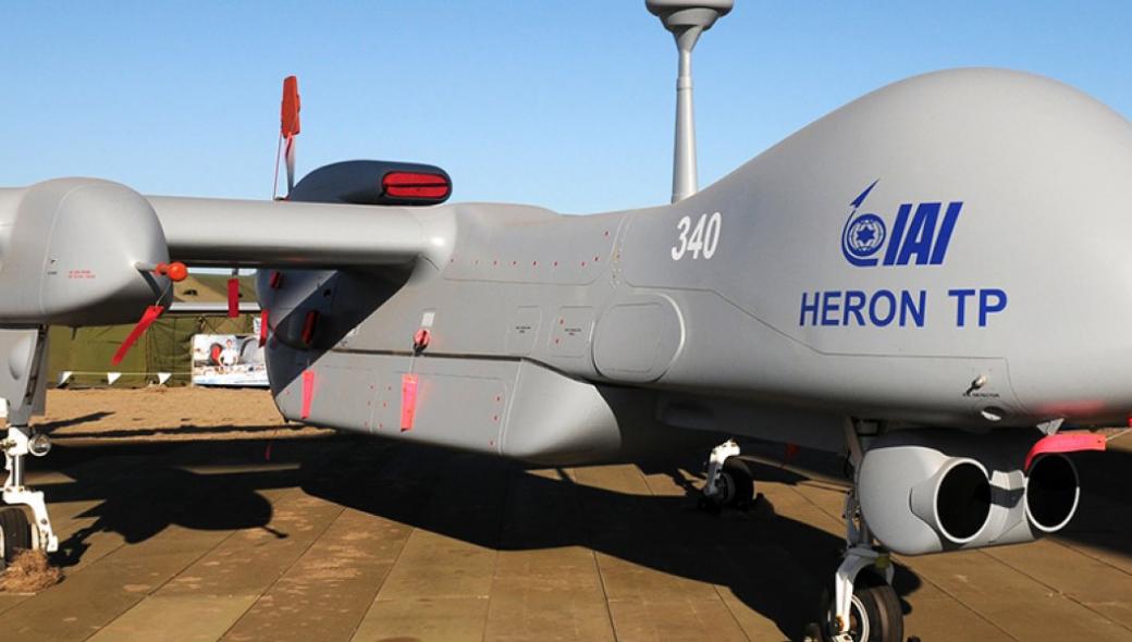 Ξεκίνησε η άφιξη στην Σκύρο των ισραηλινών drones «Heron» και των τεχνικών τους