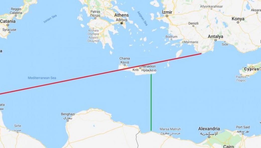 Η ανεδαφική λογική των Τούρκων: Ελλάδα και Αίγυπτος δεν έχουν κοινά θαλάσσια σύνορα