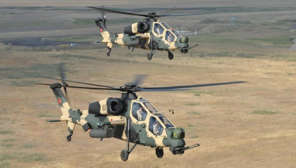 Επιθετικά ελικόπτερα Τ-129 ΑΤΑΚ παρενόχλησαν ελληνικό μεταφορικό ελικόπτερο στην Μεγίστη