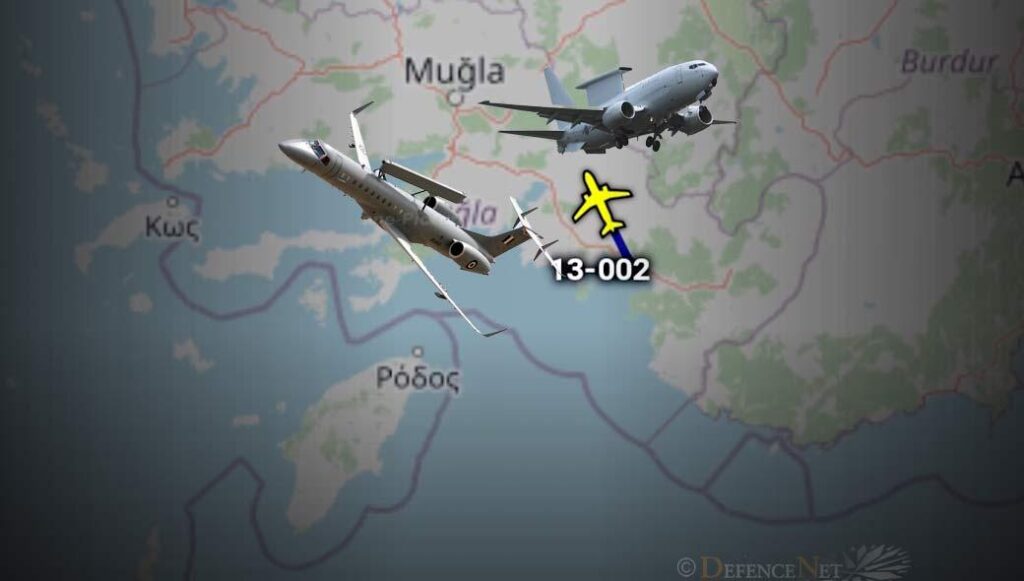 Ν.Α.Μεσόγειος: Έντονη παρουσία ελληνικών και τουρκικών αεροσκαφών AEW&C εν μέσω εμπλοκών