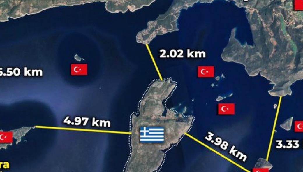 Νέους χάρτες έβγαλε η Άγκυρα: Όλες οι νησίδες του συμπλέγματος της Μεγίστης ανήκουν στην… Τουρκία