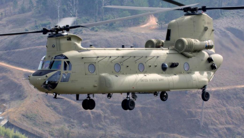 Πτήση CH-47 Chinook με κινητήρες από CH-53K King Stallion