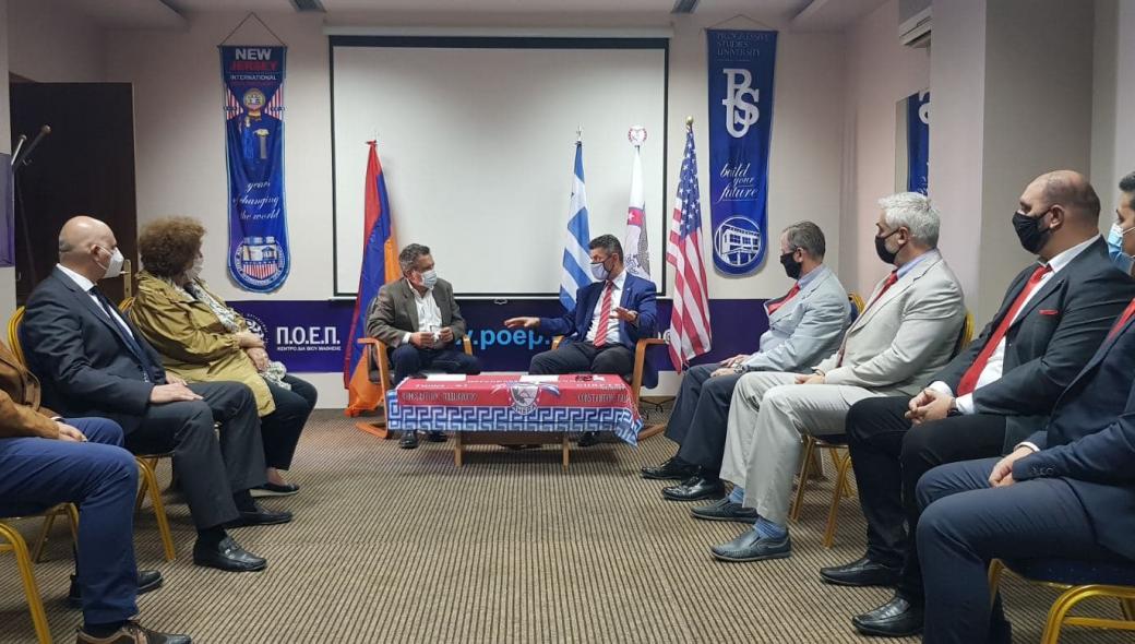 Συνάντηση προέδρου του τμήματος ΑΗΕΡΑ με εκπροσώπους της αρμένικης κοινότητας Θεσσαλονίκης
