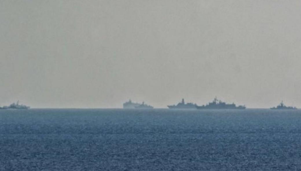 Φωτογραφία-σοκ  από τη Ρόδο: Ο τουρκικός Στόλος «μια ανάσα» από τις ακτές του νησιού