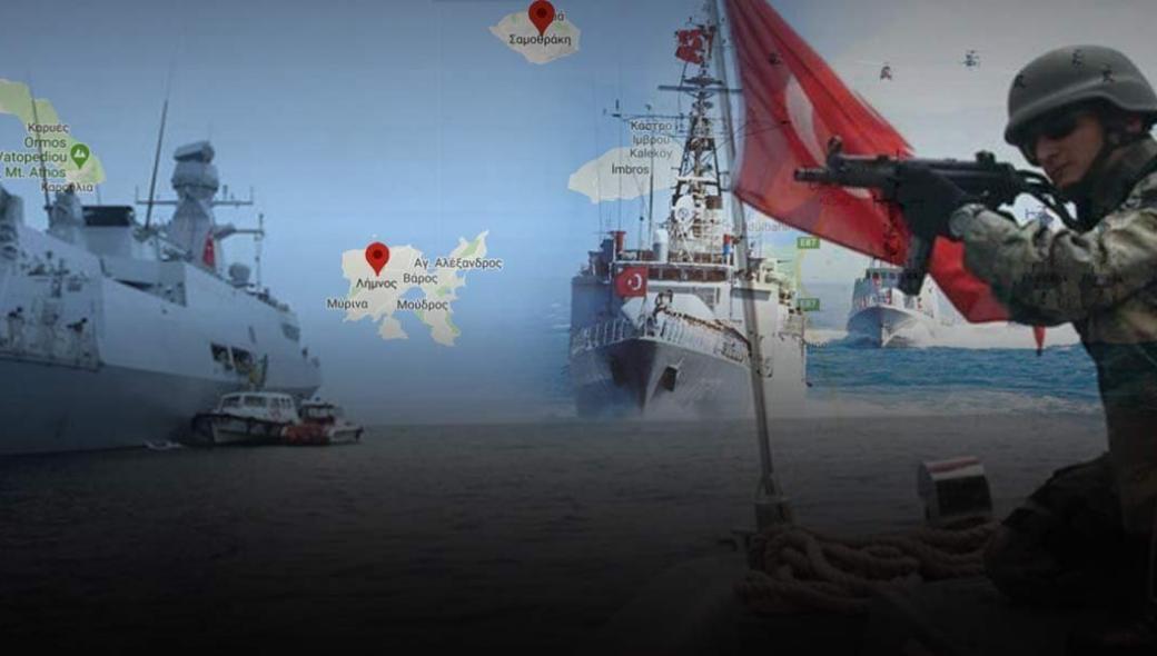 Μεταξύ Εύβοιας, Άνδρου & Χίου ο τουρκικός Στόλος για ασκήσεις
