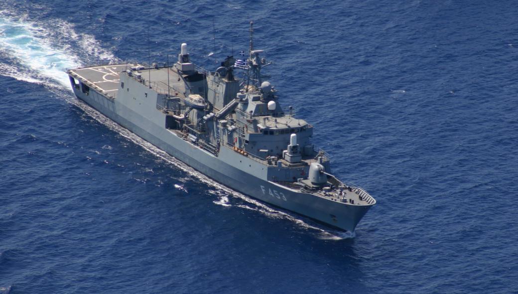 Δορυφορική φωτογραφία: Ελληνικές φρεγάτες στο λιμάνι της Αλεξάνδρειας