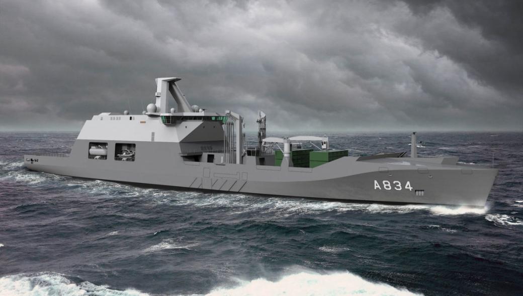 Το ολλανδικό Ναυτικό ξεκίνησε τη ναυπήγηση του πλοίου υποστήριξης μάχης CSS