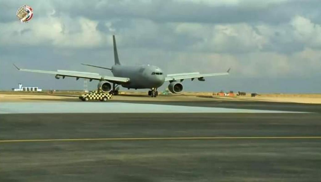 Αεροσκάφος Airbus A330 MRTT των ΗΑΕ σε αιγυπτιακή βάση