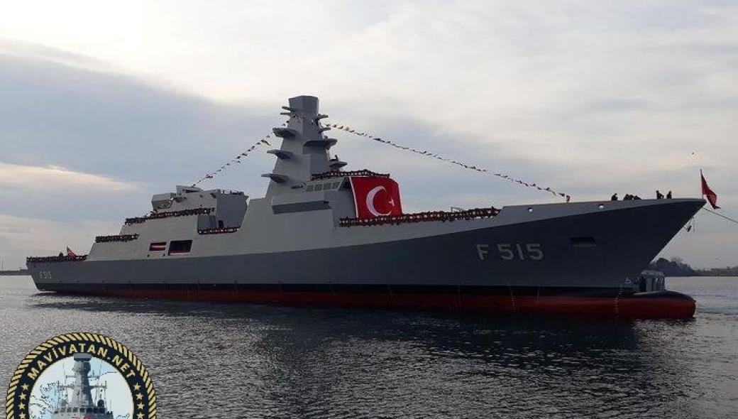 F515 Istanbul: Καθελκύστηκε η πρώτη φρεγάτα της νέας κλάσης “Ι” του τουρκικού Ναυτικού