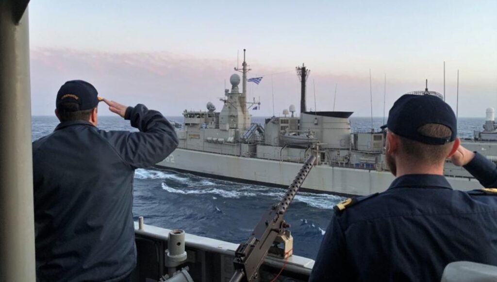 ΠΝ: Συνεκπαίδευση Μονάδων με τη  ΝΑΤΟϊκή δύναμη SNMG 2