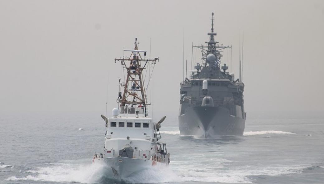 Η φρεγάτα ΥΔΡΑ σε άσκηση με το αμερικανικό Ναυτικό στον Κόλπο