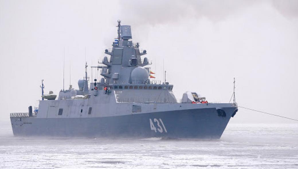 Ρωσική φρεγάτα έδεσε σε τουρκική ναυτική βάση