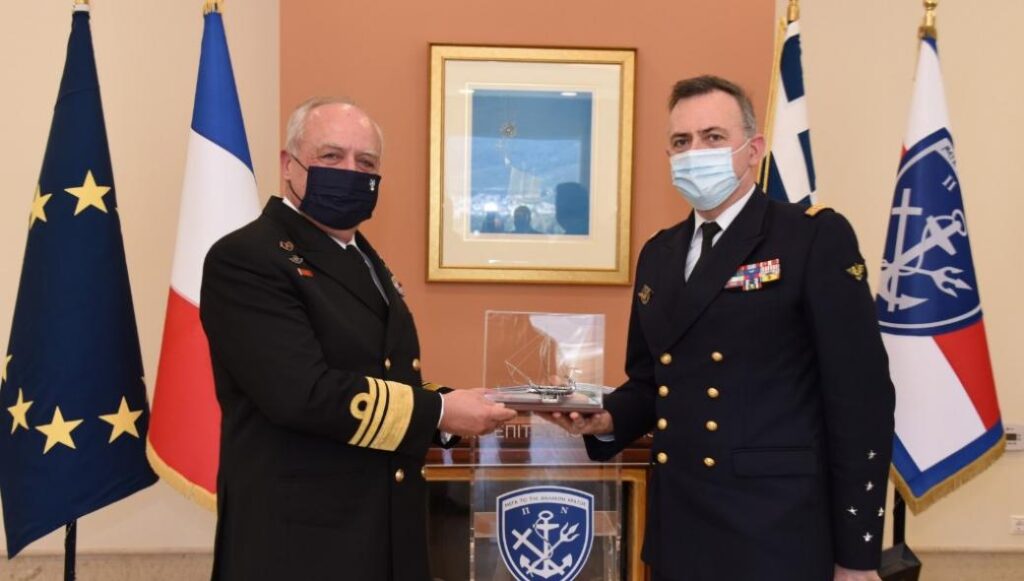 Ο αρχηγός του γαλλικού Ναυτικού στο Πεντάγωνο: Συναντήθηκε με τον Α/ΓΕΝ