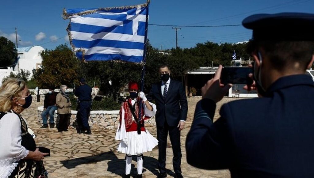 Επέτειος 25ης Μαρτίου: Σε Λειψούς, Αρκιούς και Αγαθονήσι ο Α.Στεφανής