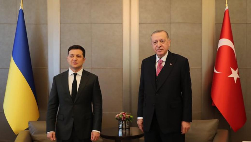Ταξίδι «αστραπή» Ζελένσκι στην Τουρκία: Συναντήθηκε με Ερντογάν