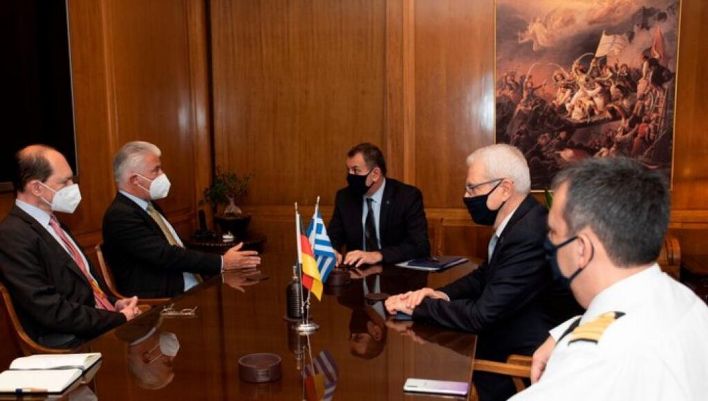 Ν.Παναγιωτόπουλος: Συνάντηση με τον Γερμανό πρεσβευτή για ΜΕΚΟ Α200 και άλλα…