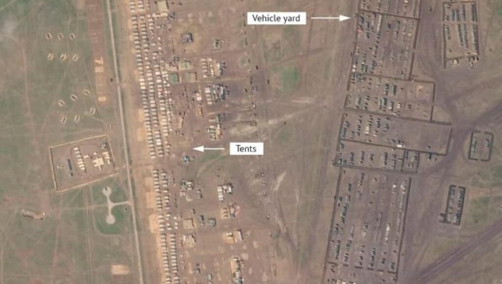 Der Spiegel: Δορυφορικές φωτογραφίες ρωσικής Στρατιάς από τον Καύκασο στην Κριμαία