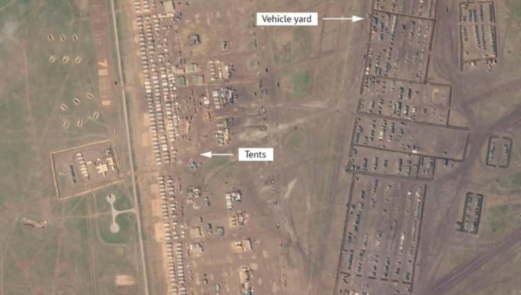 Der Spiegel: Δορυφορικές φωτογραφίες ρωσικής Στρατιάς από τον Καύκασο στην Κριμαία