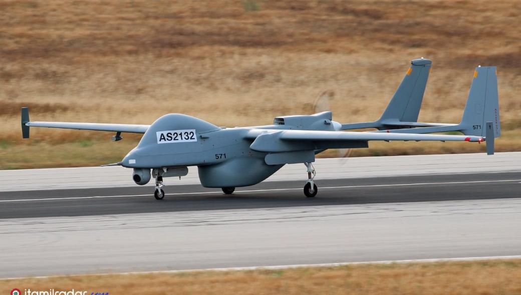 UAV HERON της FRONTEX στη Μάλτα μετά από αποστολή 11 ωρών