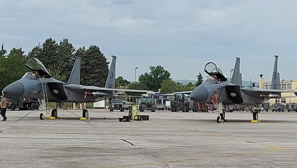 Λάρισα: Στην 110 ΠΜ αμερικανικά F-15 για συνεκπαίδευση με την ΠΑ (φώτο)