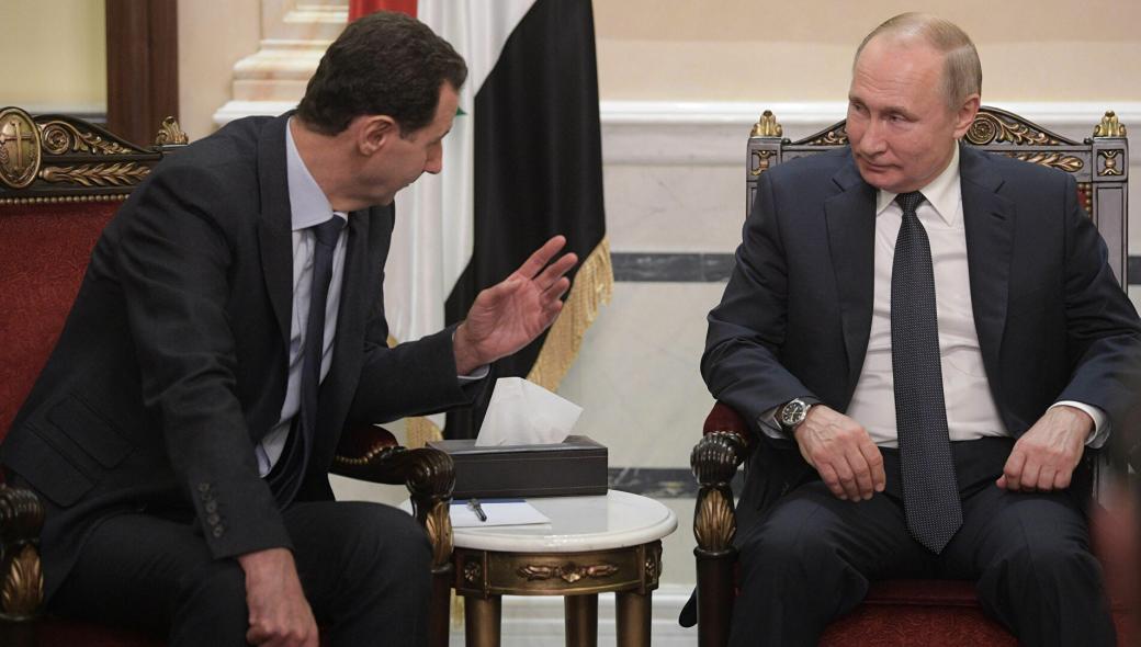 Β.Πούτιν προς Μ.Άσαντ:  “Ξένες δυνάμεις βρίσκονται παράνομα στα εδάφη σας”