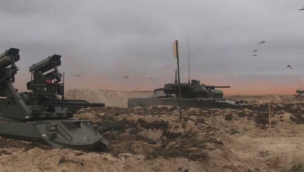 Zapad 2021: Οι Ρώσοι δοκίμασαν τα μη επανδρωμένα Uran-9 και Nerekhta (βίντεο)