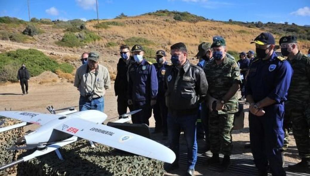 Το ελληνικό VTOL drone «Aρχύτας» παρουσιάστηκε στον «Παρμενίωνα»