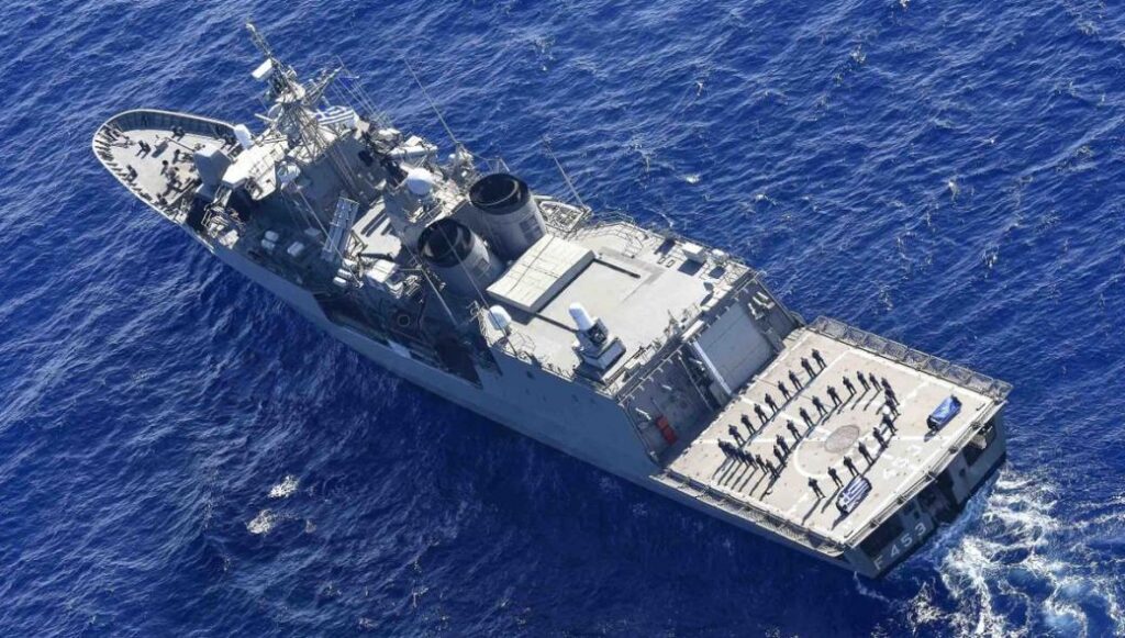 Στη Χάιφα η φρεγάτα «ΣΠΕΤΣΑΙ» του ΠΝ