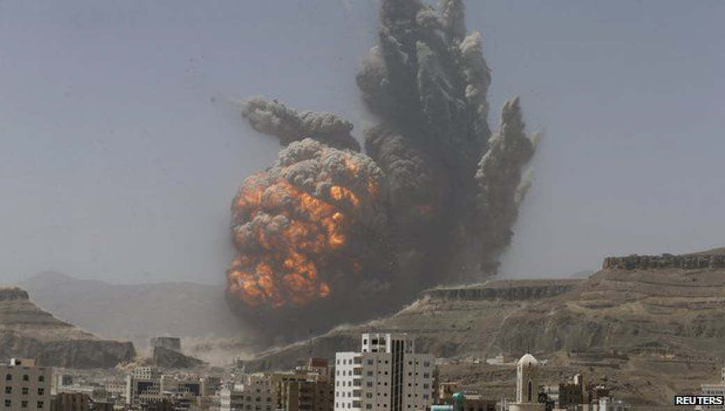 Οι βομβαρδισμοί στη Σανάα συνεχίζονται από την σαουδαραβική Βασιλική Αεροπορία