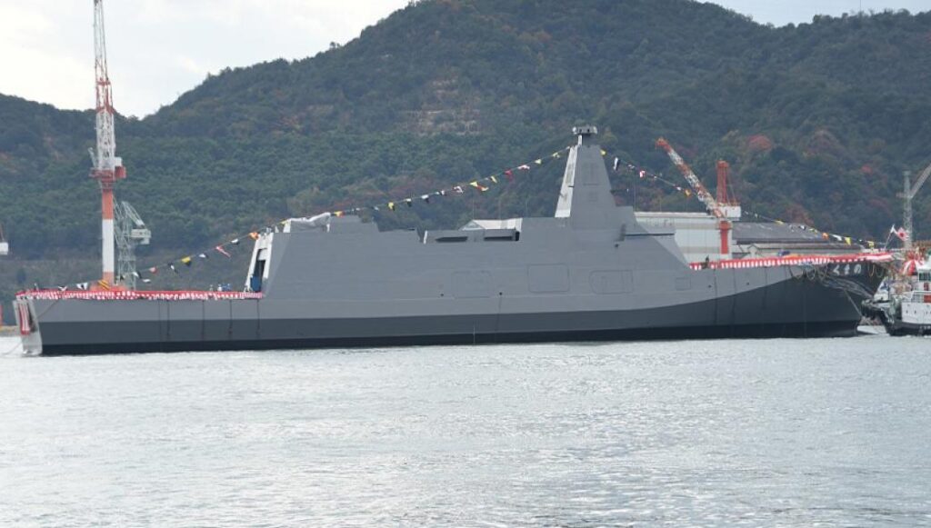 Καθελκύστηκε η νέα ιαπωνική «stealth» φρεγάτα τύπου Mogami