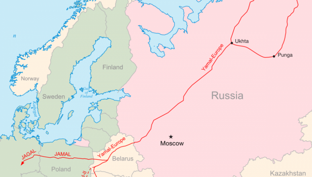 Σταμάτησε η ροή ρωσικού φυσικού αερίου προς την Γερμανία μέσω του αγωγού Yamal-Europe