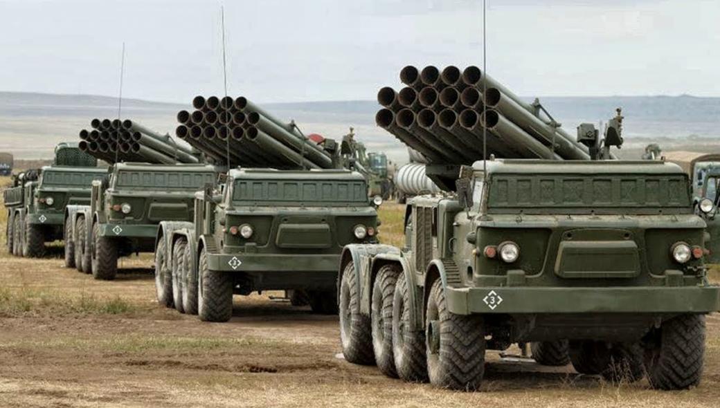 Oυκρανία: Αναβαθμισμένοι πολλαπλοί εκτοξευτές ρουκετών BM-27 Uragan