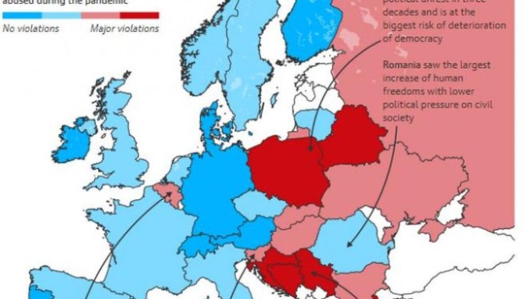 Έκθεση για την Ελλάδα: Σοβαρές παραβιάσεις δημοκρατικών δικαιωμάτων κατά την πανδημία