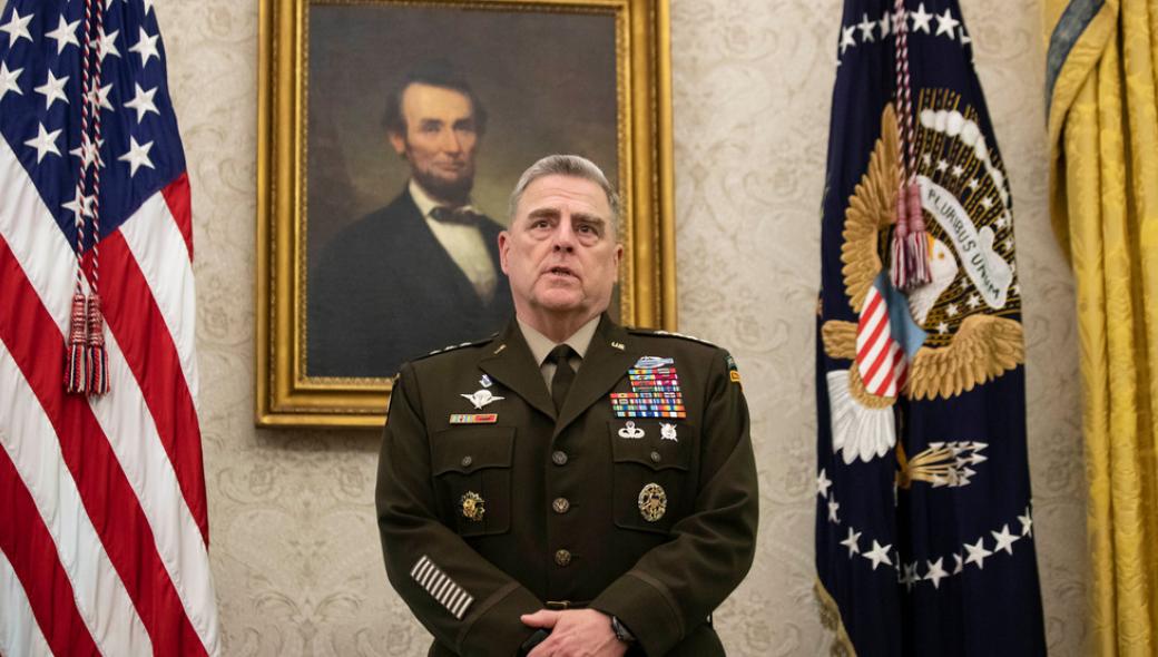Θετικός στον κορωνοϊό ο αρχηγός των Ενόπλων Δυνάμεων των ΗΠΑ στρατηγός Μαρκ Μάιλι