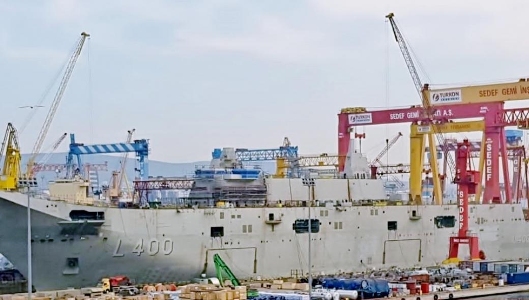 TCG Anadolu (L-400):  Εισέρχεται σε υπηρεσία σε Αιγαίο & Αν.Μεσόγειο