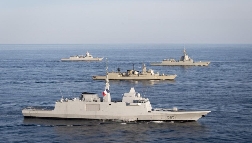 Στην oμάδα μάχης του γαλλικού αεροπλανοφόρου “Charles de Gaulle” η φρεγάτα «Αδρίας»