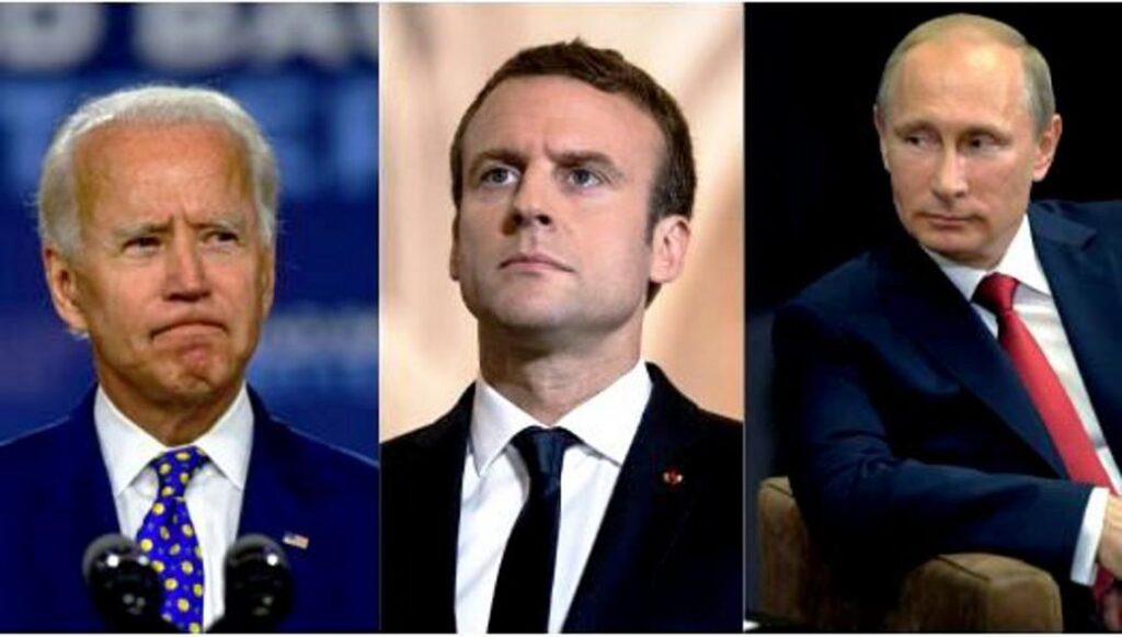 Νέες συνομιλίες Β.Πούτιν-Τ.Μπάιντεν και Ε.Μακρόν για τη Ουκρανία
