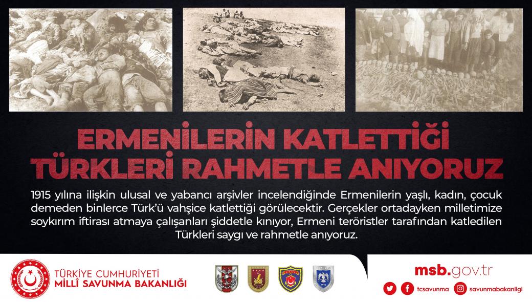 Αθλιότητα από του τουρκικό ΥΠΑΜ: «Οι Αρμένιοι έσφαξαν χιλιάδες Τούρκους το 1915» (φώτο)