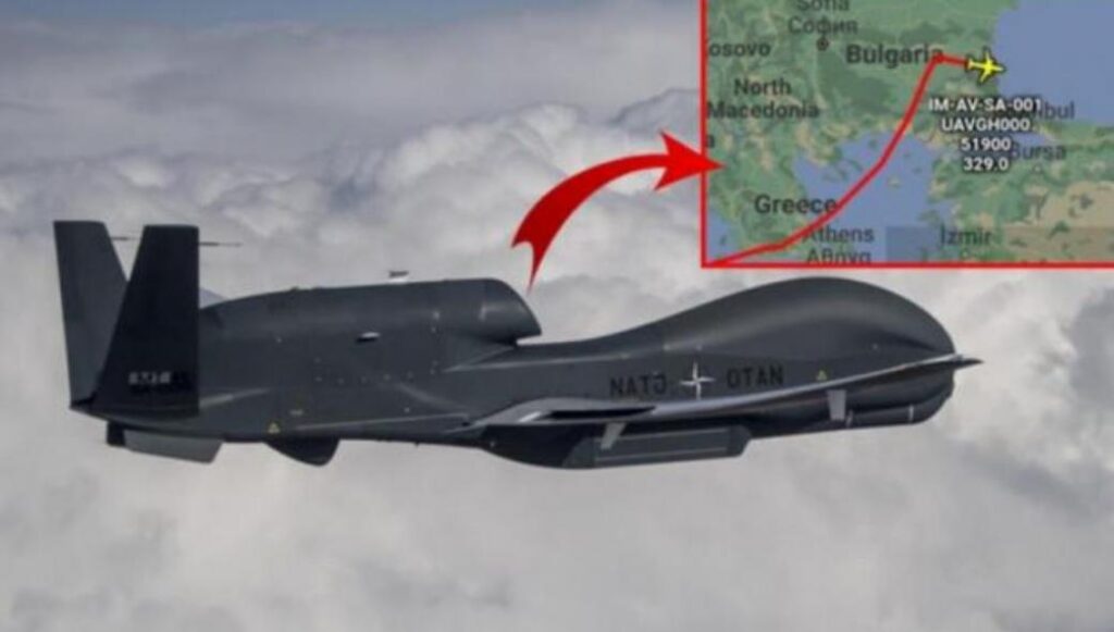 Μη επανδρωμένο αεροσκάφος του ΝΑΤΟ αποφεύγει τον εναέριο χώρο της Τουρκίας λένε τουρκικά ΜΜΕ