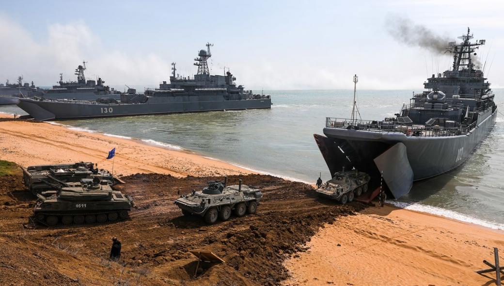 Ουκρανία: «Έρχεται μεγάλη απόβαση των ρωσικών δυνάμεων από τη Μαύρη Θάλασσα»