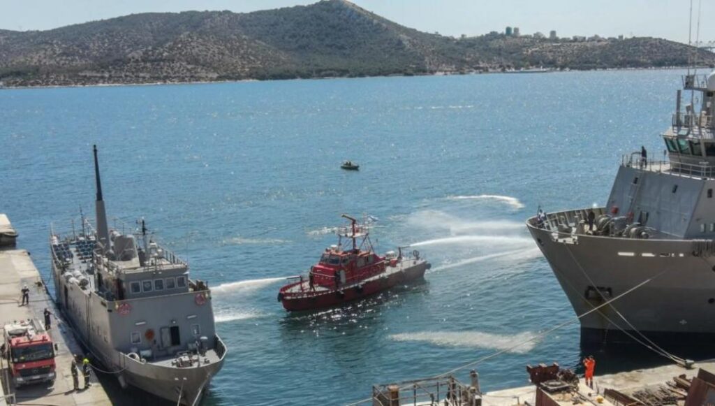 Πολεμικό Ναυτικό: Άσκηση μείζονος ατυχήματος στο Ναύσταθμο Σαλαμίνας