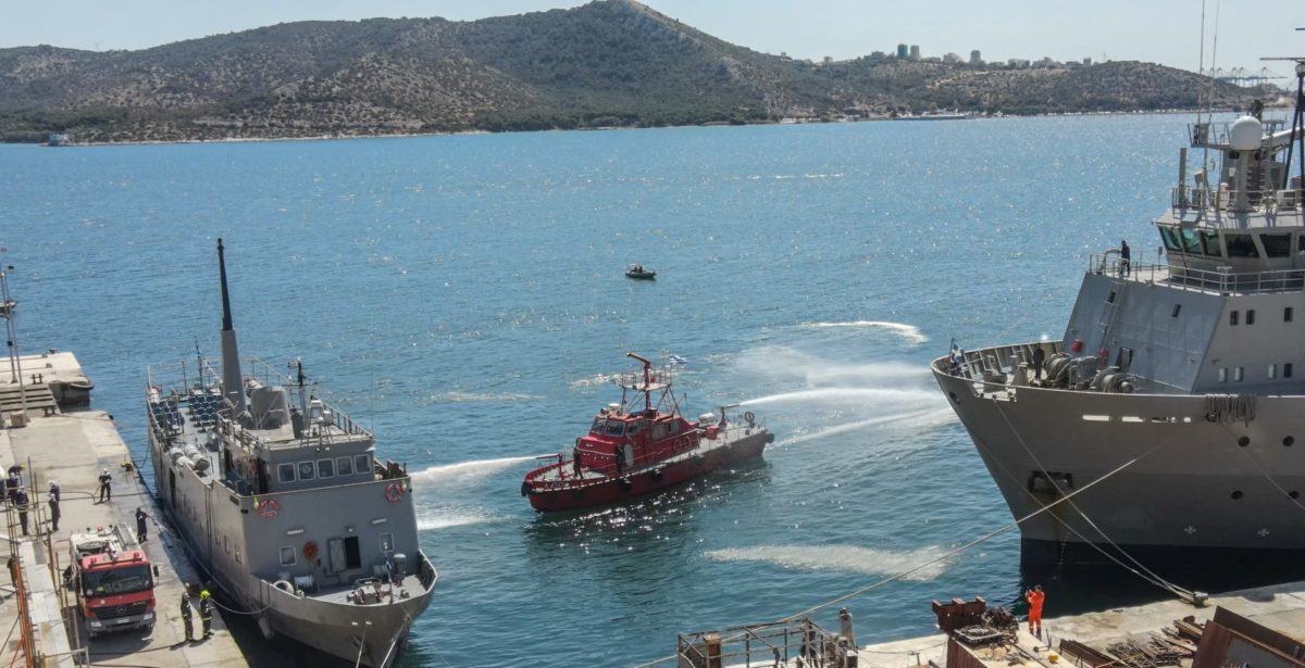Πολεμικό Ναυτικό: Άσκηση μείζονος ατυχήματος στο Ναύσταθμο Σαλαμίνας