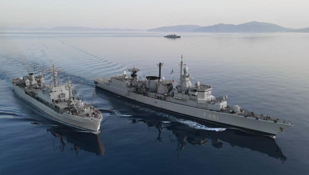 Δείτε εικόνες από την άσκηση «Καταιγίς» στην περιοχή του Αιγαίου και της ανατολικής Μεσογείου